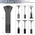 PureFit Waterproof Patio Heater Covers with Zipper, Heavy Duty Garden Windproof Heater Protector with Storage Bag, UV-resistant Windproof Standing Heater Covers, Black, 89”H x 33”D x 19”