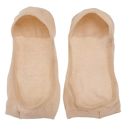 generic 1 Pair Women No Show Peep Toe Sock Toeless Cotton Non Slip Shoe Liner Open Toe Socks Yoga Sock