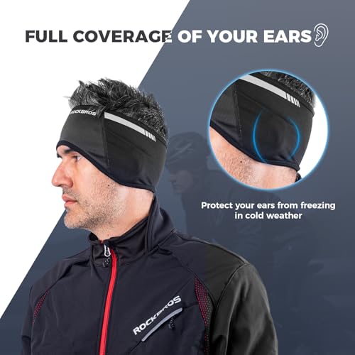 ROCKBROS Frühling, Herbst, Winter Ohrenwärmer Stirnband Ohrenschützer Damen Herren für Radsport Laufen Wandern Motorrad Fahren