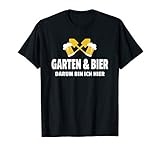 Garten Bier T-Shirt Hobbygärtner Bierliebhaber Geschenk T-Shirt