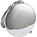 MIHAGUTY Magnifying Compact Mirror for Purses with 2 x 1x Magnification, Folding Mini Pocket Double Sided Travel Makeup Mirror,Perfect for Purse, Pocket Mirror for Gift (Silver)