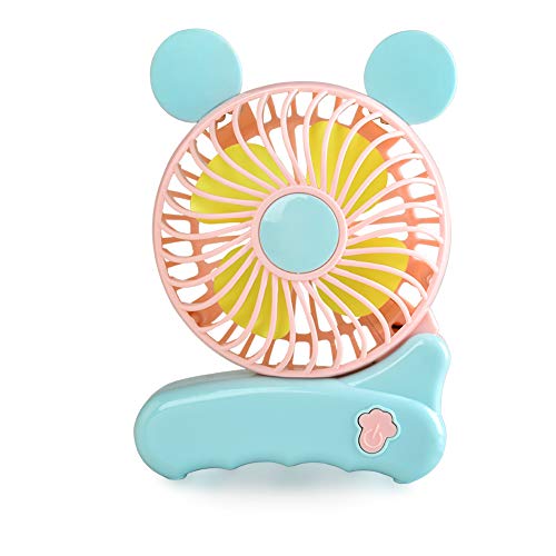 Mini Handheld Fan Battery Operated Fan Adjustable USB Rechargeable Small Portable Personal Fan