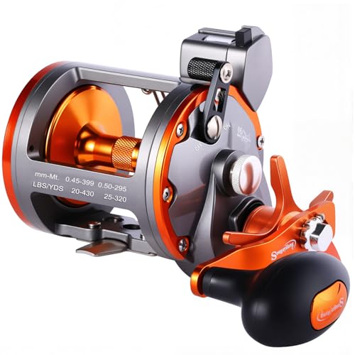 Sougayilang Line Counter Trolling Reel Conventional Level Wind Fishing Reel-Thunder LS II 3000R … by Sougayilang - Used condition - US$42.83