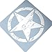 20" Jeep Wrangler Freedom Edition Star Hood Decal Sticker (Matte White)