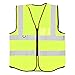 Gavigain Vest, Reflective Safety Vest, Safety Reflective Vest High Visibility Zipper Front for Construction and Security,Suitable for All People (Green)