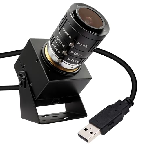 SVPRO USB Camera 1080P 120fps High Speed Camera for Golf Swing Simulator,12MP 4K Webcam with 3X Manual Zoom Lens USB Plug and Play for Computer Laptop Compatible with Windows Linux MacOS Android
