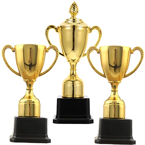 LIOOBO 3 Pçs Troféu Brinquedos Para Crianças Presentes Do Miúdo Troféu De Plástico Guarnição De Cria