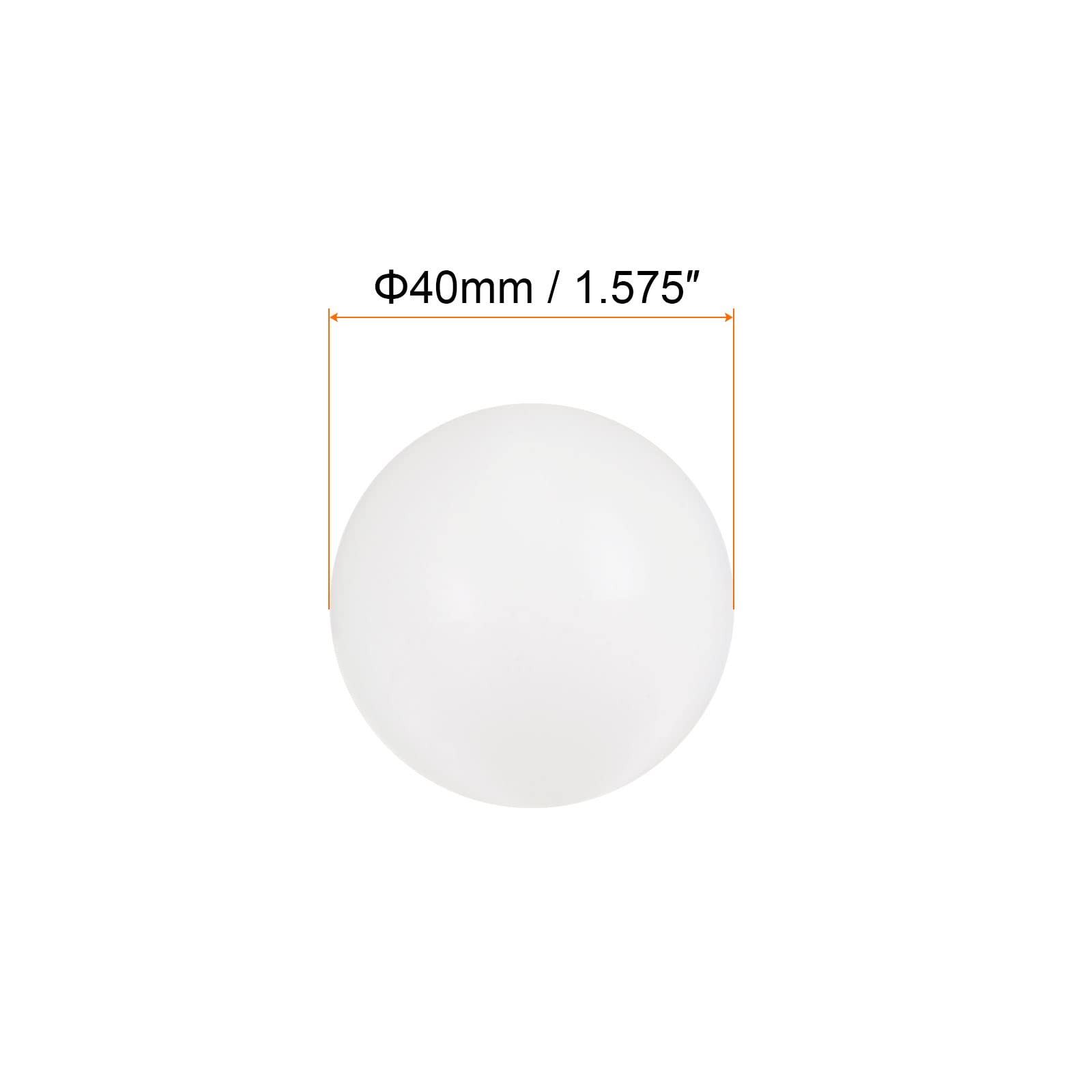 PA Nylon Sólido Plástico Bolas 40mm G3 Precisión Rodamiento Bola
