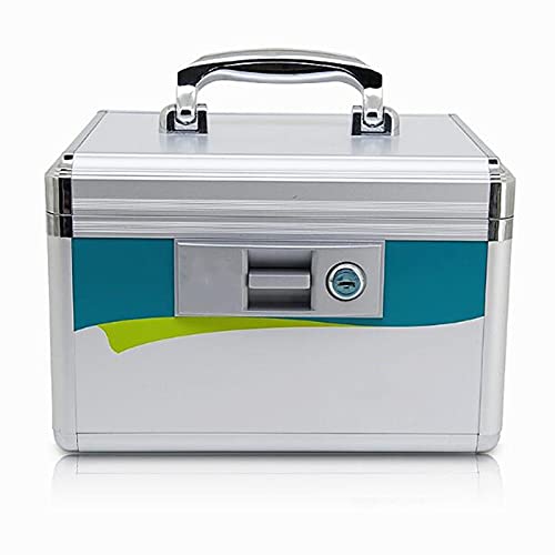 Erste Hilfe Set Familienmedizin Kabinett Multilayer Medical Erste-Hilfe-Kit Medizin Haushaltskinder erhalten Fall Kunststoffkasten Verbandskasten (Color : B)
