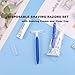 Disposable Razors in Bulk Pack of 30,Blue Disposable Shaving Razors Individual Wrapped Twin Blade Bulk Disposable Razors with Clear Cap and 10g Shaving Cream for Homeless,Hotel,Travel,Charity,Shelter