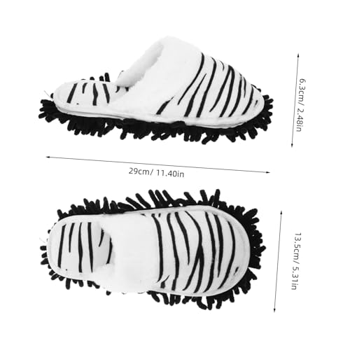 Pantoufles à poussière amovibles pour nettoyer le sol sans se baisser à la maison - 4