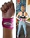 2x Adjustable Neoprene Wrist Support WristBands (Youth Pink)