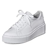 Schnuerhalbschuh, Schnuerschuh, Schnuerer, Stiefel, Skater, Halbschaft, modisch, modern, weiß, weiss, Freizeitschuh, Sommer, sommerlich, sportlich, sportiv, Damenschuh, Stern, Sternchen, Himmelskoerper, Plateau, Plateau-Sohle, Wedge, Keilabsatz, Keil