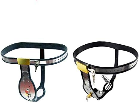 Stainless Steel T-Type Chastity Pants with Iron Underwear Male Chastity penile Ring JJ Set,A182 New Set of Figures