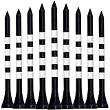 Die naturbelassenen Sport Tees sind schon aufgrund ihrer natürlichen Holzfarbe sehr gut auf dem Rasen erkennbar.