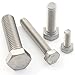 VGBUY 14Pcs 1/4-20 x 4 Hex Head Screws Bolts,304 Stainless Steel 18-8,Fully Threaded,External Hex Drive,Mounting Chair,Rail,Pump,Wheels,Handles,Antenna Parts,Boat and Plastic Bumpers(VG10212)