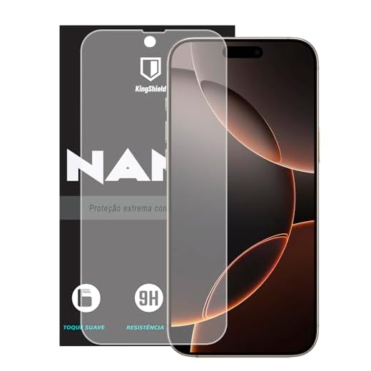 Película Para iPhone 16 Pro Max Kingshield Nano Vidro - Clear