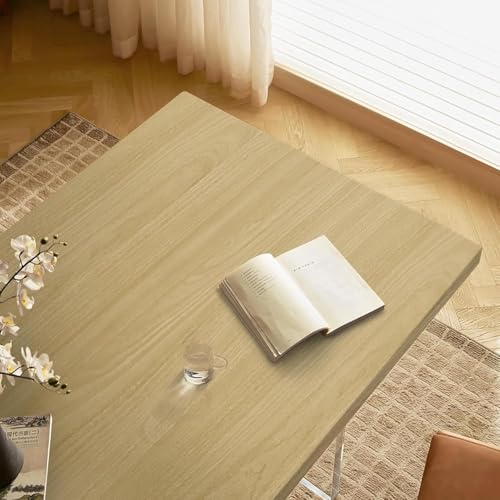 Image of TEKCOOL Peel and Stick Wallpaper Wood Contact Paper Woods Wallpaper Cream Wood Grain Contact Paper Thicken Textured for Cabinets and Drawers Countertops Waterproof Self Adhesive Vinyl (45x300-1pc)'