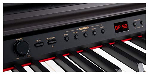 Classic Cantabile DP-50 RH Piano Numérique – 88 touches clavier pondérée à marteaux – Clavier électronique avec USB, 3… - Les Beatles, Paul McCartney, John Lennon, RIngo Starr, George Harrison Classic Cantabile DP-50 RH Piano Numérique - 88 touches clavier pondérée à marteaux - Clavier électronique avec USB, 3… – Image 4