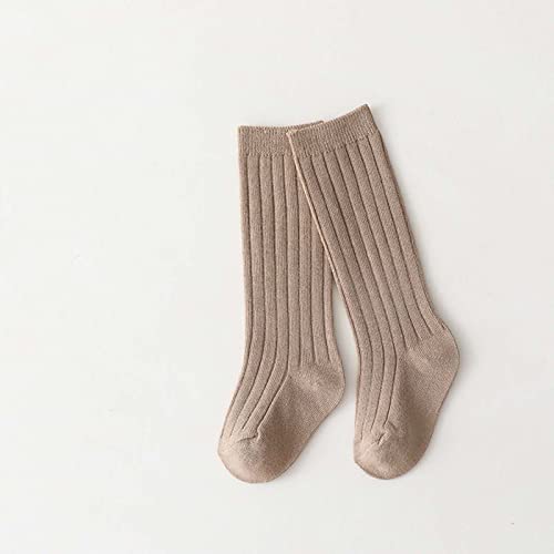 Baby Toddlers Kids Knee High Socks Cozy Warm Cotton Uniform Sports Socks Cable Knit Solid Tube Socks Dress Stocking2