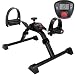 Vaunn Medical Folding Pedal Exerciser with Electronic Display for Legs and Arms Workout (Fully Assembled Exercise Peddler, no Tools Required)