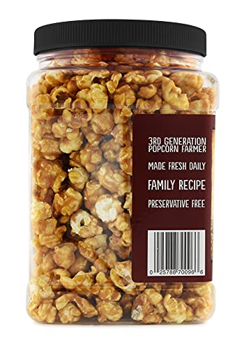 Farmer Jon'S Caramel Popcorn, 16Oz Jar Of Gourmet Popped Popcorn With Caramel thumb #4
