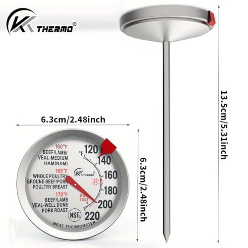 Kt Thermo B-221 Meat Thermometer For Cooking - Nsf Certificated Instant Read Cooking Temperature Thermometer Oven Safe thumb #4