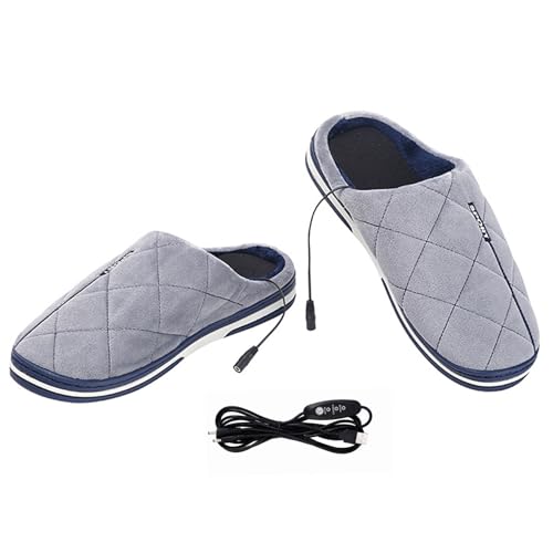 Chauffe-pieds USB en pantoufles de maison chauffées pour rester au chaud durant le télétravail