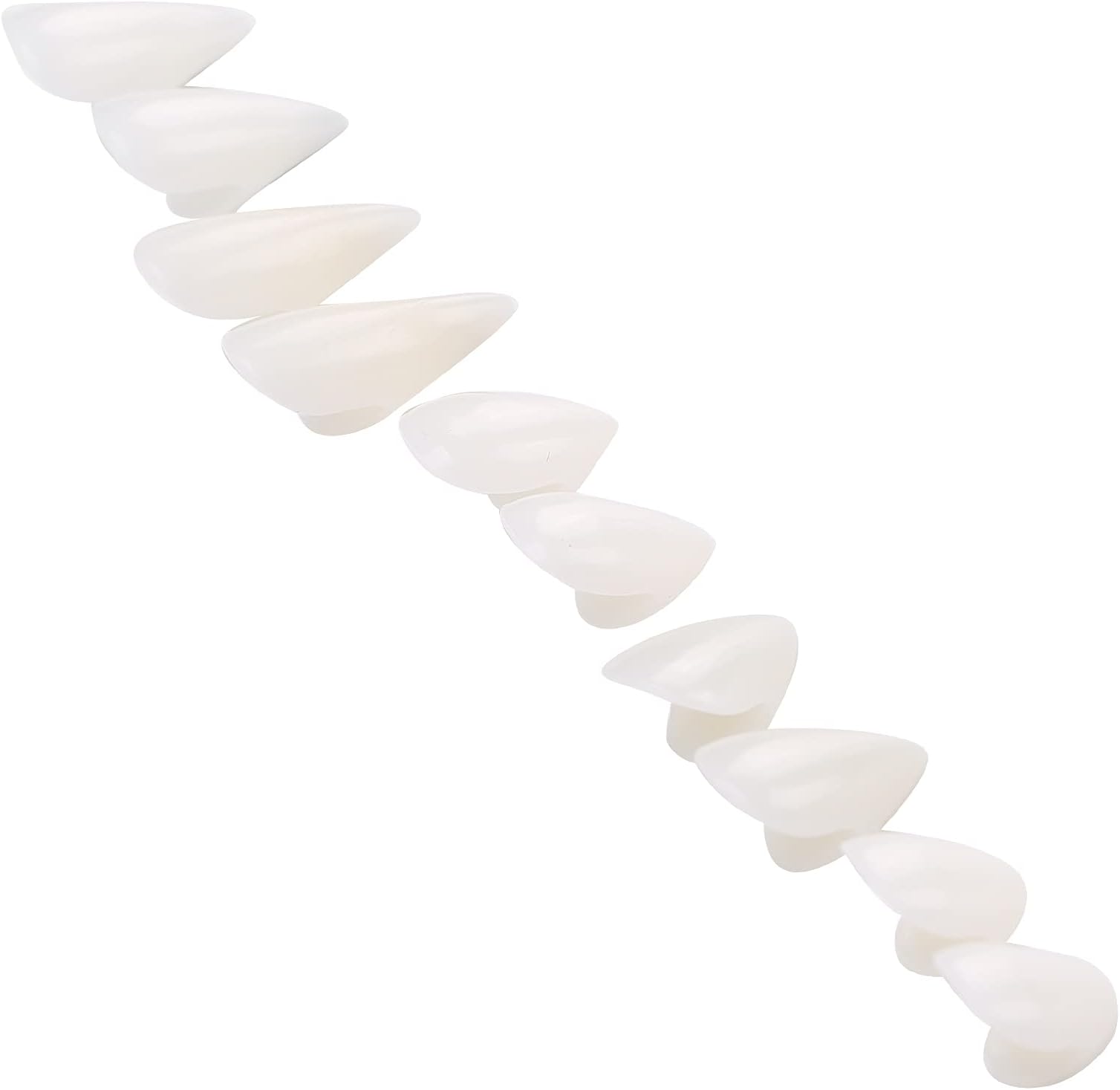 Cosplay Props Teeth, Halloween False Teeth False Teeth Dentures 5 Pairs for Halloween for Party