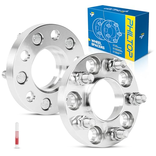 PHILTOP 2Pcs 5x115mm 20mm Wheel Spacer, Hub Centric Wheel Spacers fit for 2006-2023 Dodge Charger, 2008-2023 Challenger, 2005-2008 Magnum, 2005-2023 Chrysler 300, with 71.5mm Hub Bore, M14x1.5 Studs by PHILTOP - Used condition - US$38.60