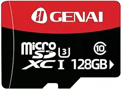 Cartão de Memória Micro SD, Alta Velocidade de Gravação e Leitura, Compatível com Smartphone, Tablet, Câmera, Console, Classe 10 e UHS-I, Disponível em 32GB, 64GB e 128GB (128.0, GB)