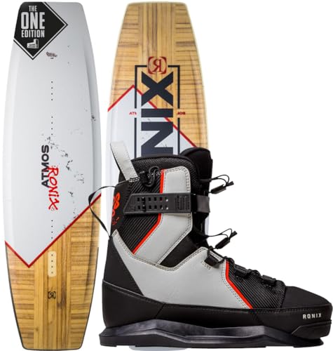 RONIX Atmos Spine Flex The One Edition Black incluye botas Atmos EXP 2023 negro/gris/rojo, 153,43