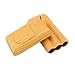 Cigar Holder Case Artificial Leather Portable 3 Finger Cigar Box Outdoor Business Use