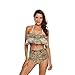 Produktbild CaTaKu Antike Weltkarte Bikini Set Sommer Bademode Badeanzug Ocean Beach Badeanzüge für Teenager Mädchen Frauen - mehrfarbig - Small