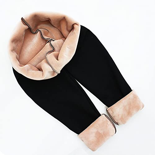 Leggings de algodón caliente con textura premium de terciopelo suave 7