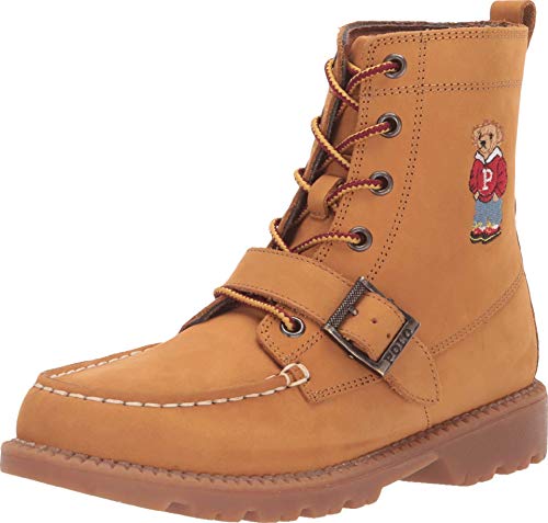 Polo Ralph Lauren boys Ranger Ii Fashion Boot, Cashew, 4.5 Big Kid US