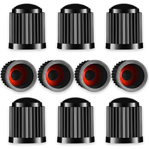 Pack of 10 Universal Tyre Valve Caps Cover