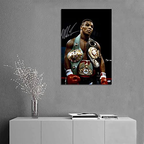Faguang SV37OEP9MJTQ Tyson With Belts Boxing Canvas Art Poster And Wall Art Picture Print Modern Family Bedroom Decor Posters 16X24Inch thumb #4