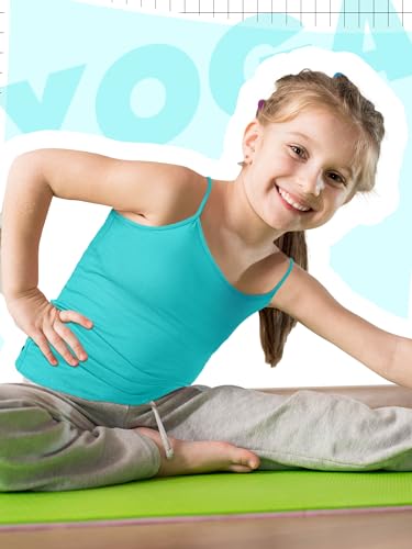 Geyoga 6 Pieces Girls Tank Top Sleeveless Racer Back Top Camisole Cami Undershirts4