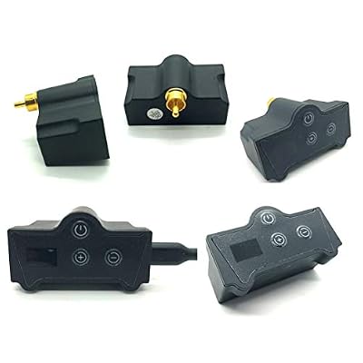 DGT NEW Digital Display Rechargeable Tattoo Machine Battery Pack RCA/DC CONNECTOR -RCA Output 5v-12v 1500mAh 6-9 hrs running time