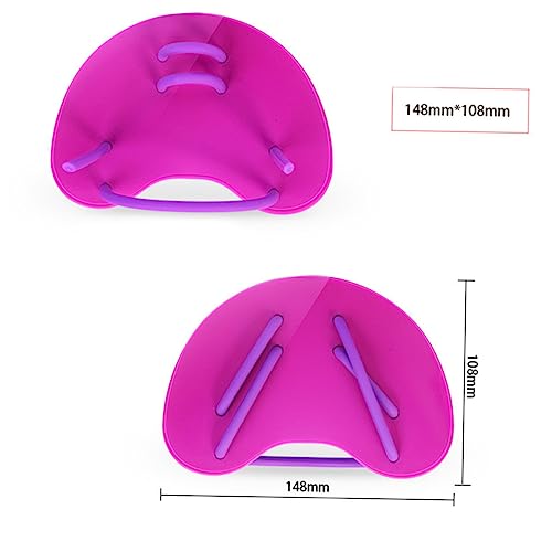 Sosoport Luvas De Natação Rosa Para Adultos Remos De Mão Para Natação Para Homens Acessórios Remos P