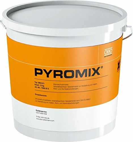Obo-bettermann sist.prot.fire Mörtel, Feuerschutz, Kombination, 10 kg