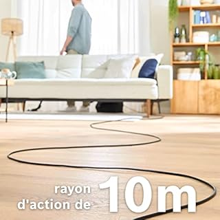 Bosch Electroménager Série 4, BGL38BA2H, aspirateur traîneau avec Sac, Compact et léger, Sac à poussière XL 4L, Filtre hygiénique PureAir Lavable, Rayon d'action 10 m, Noir
