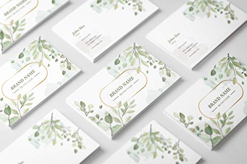 Premium Custom Business Cards 250cards Elegant Shimmering Metallic Paper 3.5x2 inches Customizable Design with Luxurious Soft Texture