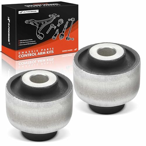 A-Premium 2 x Front Rearward Lower Control Arm Bushing Kit, Compatible with Volvo S60 2001-2007, S80 1999-2006, V70 2001-2007