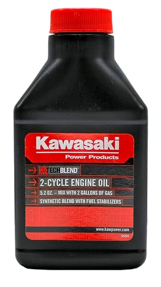 Amazon.com: Kawasaki 50:1 2 Cycle KTech Oil Mix, 5.2oz