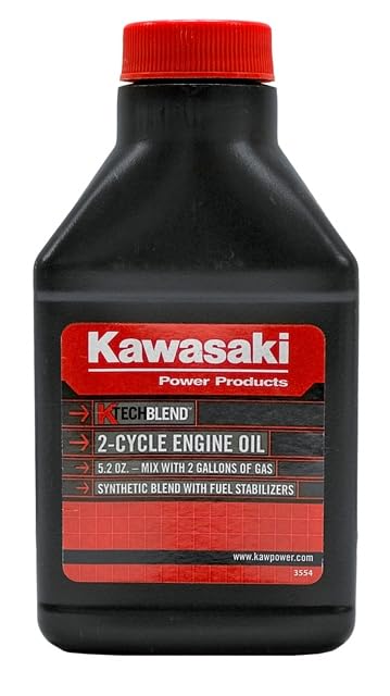 Amazon.com: Kawasaki 50:1 2 Cycle KTech Oil Mix, 5.2oz bottle