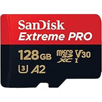 SanDisk 128GB Extreme PRO scheda microSDXC + adattatore SD + RescuePro Deluxe, fino a 200 MB/s, con...