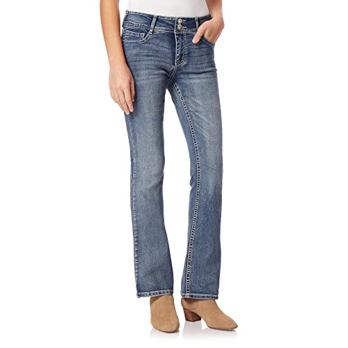 WallFlower Women's InstaStretch Luscious Curvy Bootcut Jeans, Galaxy, 20 Plus
