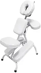 Kit Cadeira Quick Shiatsu Massage Legno Dobrável Shiatsu Bolsa Transporte (Branco Brilhante)